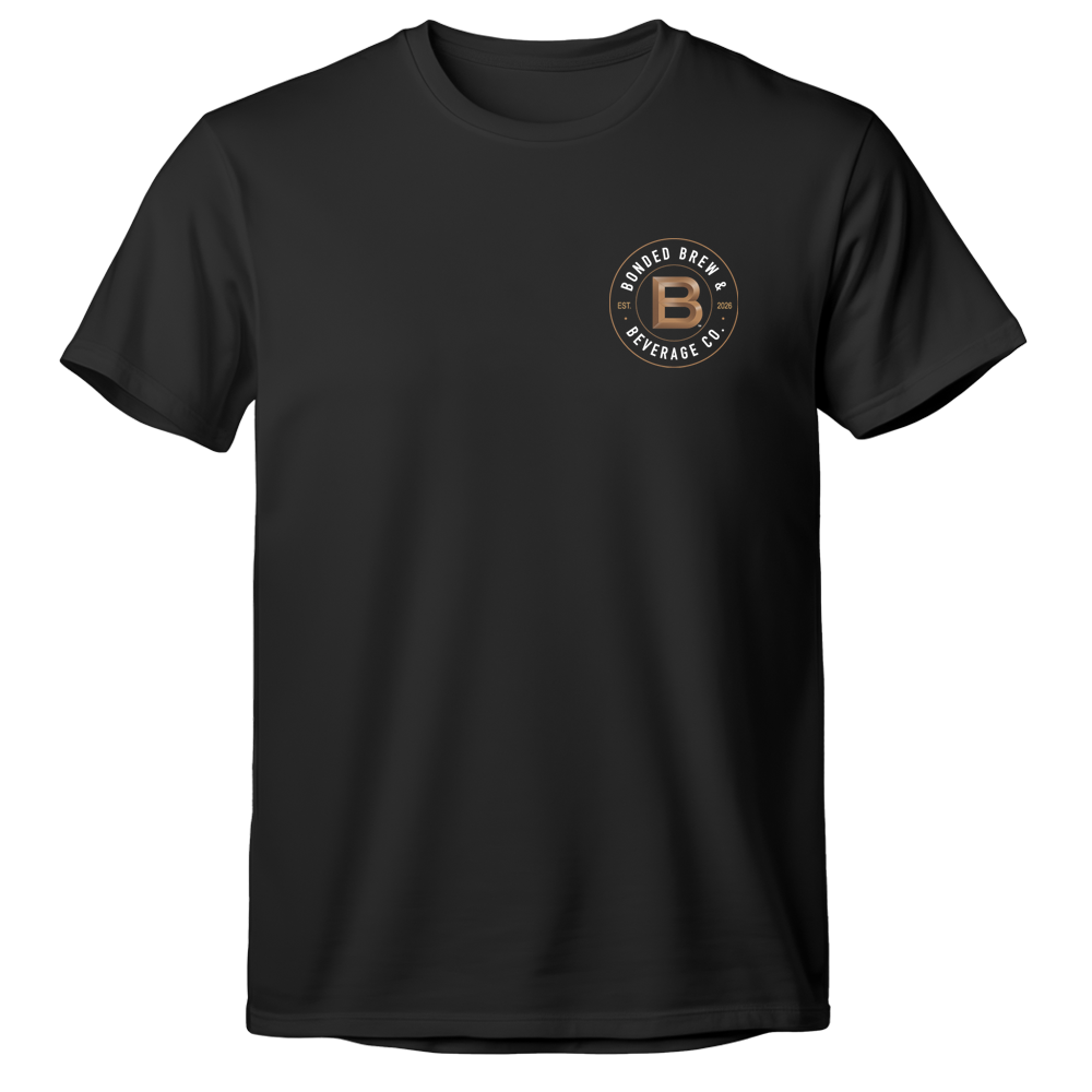 Bonded Brew Logo Left Chest Print Tee